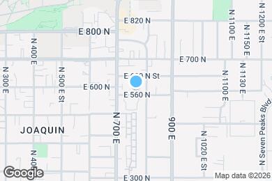 Map image of the property - 765 E 560 N