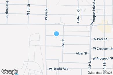 Map image of the property - 423 W Park St