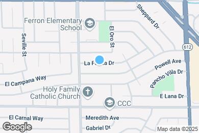 Map image of the property - 4689 La Fonda Dr