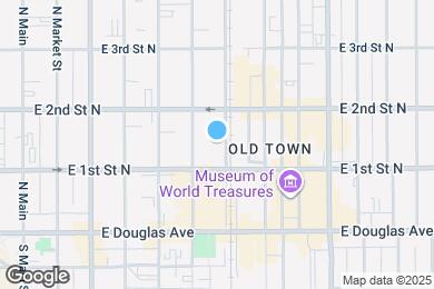Map image of the property - 215 N Santa Fe St