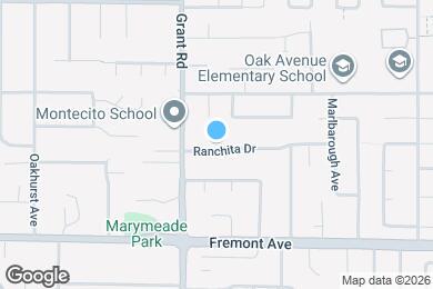 Map image of the property - 1345 Ranchita Dr