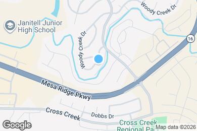 Map image of the property - 8060 Woody Creek Dr