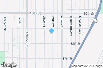 Map image of the property - 1116 Park Ave