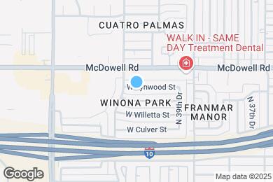 Map image of the property - 4017 W Lynwood St