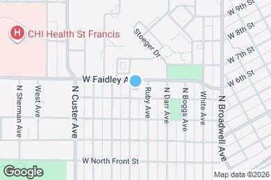 Map image of the property - 611 Carey Ave N