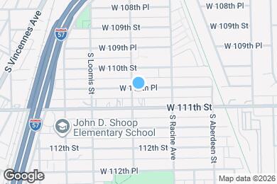 Map image of the property - 1251 W 110th Pl