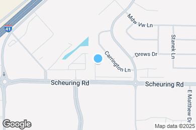 Map image of the property - Scheuring Pointe Apartments