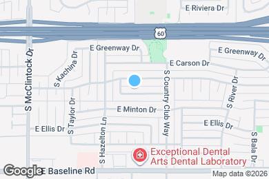 Map image of the property - 1944 E Richards Dr