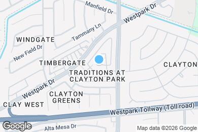 Map image of the property - 15819 E Park Ct