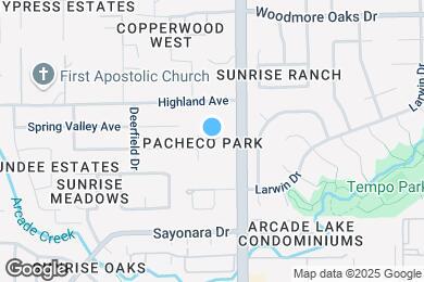 Map image of the property - 6568 Pacheco Way