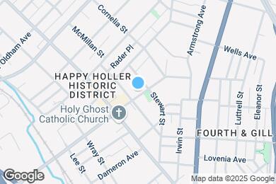 Map image of the property - 209 E Baxter Ave