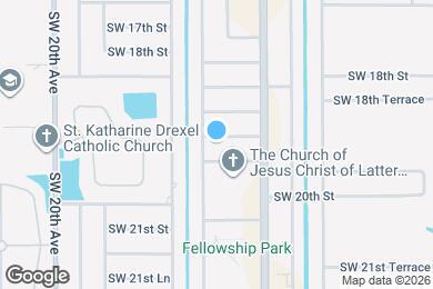 Map image of the property - 1628 SW 19th Terrace