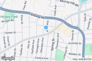 Map image of the property - 158 Grant Ave