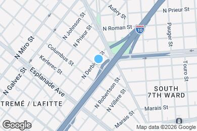 Map image of the property - 1619 Laharpe St