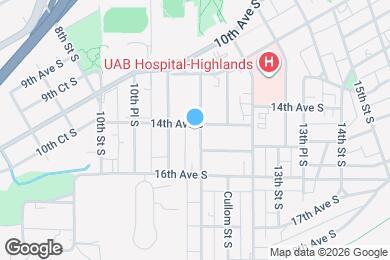 Map image of the property - 1121 14th Ave S