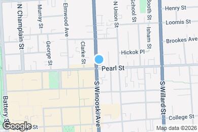 Map image of the property - 2 N Winooski Ave