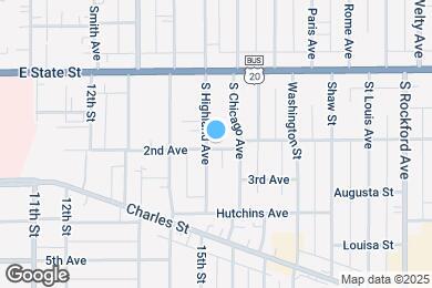 Map image of the property - 234 S Highland Ave