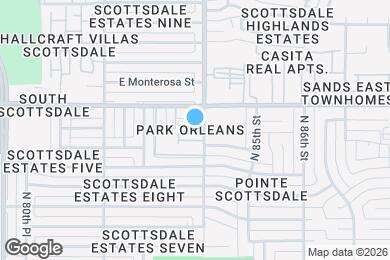 Map image of the property - 4030 N Granite Reef Rd