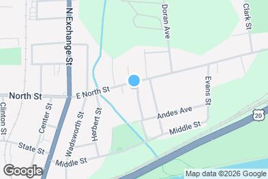 Map image of the property - 86 E North St