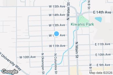 Map image of the property - 314 W 12th Ave