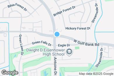 Map image of the property - 8034 Antoine Dr