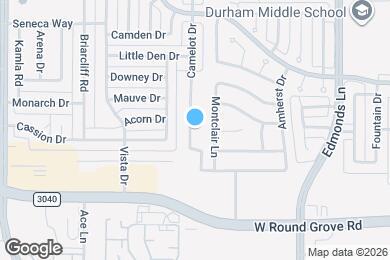 Map image of the property - 2107 Camelot Dr