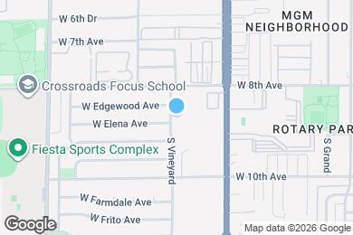 Map image of the property - 845 S Vineyard
