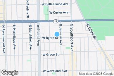 Map image of the property - 1453 W Byron