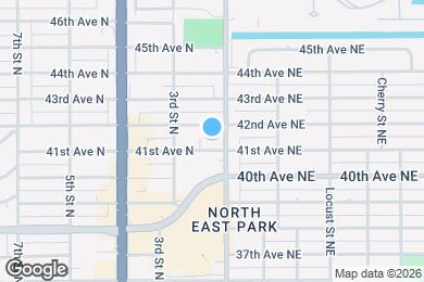 Map image of the property - 131 41st Ave N, St Petersburg, FL 33703