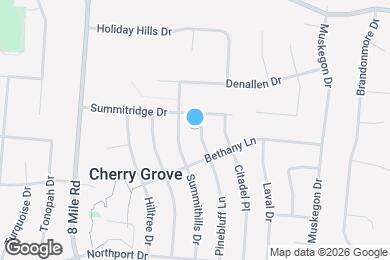 Map image of the property - 1745 Pinebluff Ln