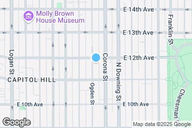 Map image of the property - 1160 N Ogden St