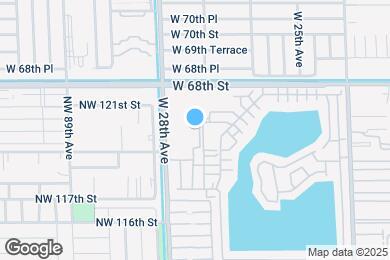 Map image of the property - 6560 W 27th Ct