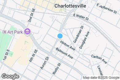Map image of the property - 703 Hinton Ave