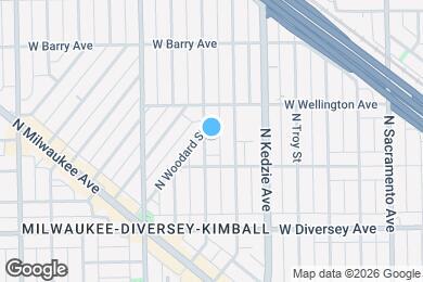 Map image of the property - 2923 N Spaulding Ave