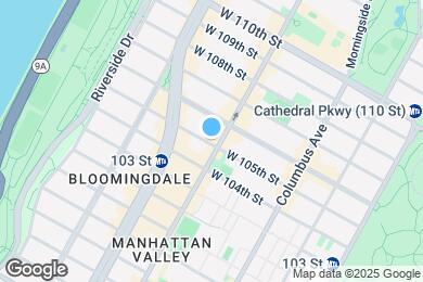 Map image of the property - 201 W 105th St