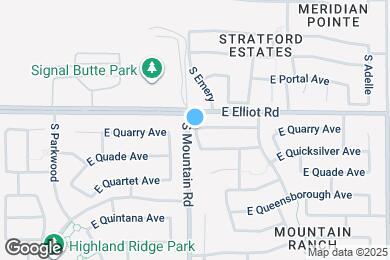 Map image of the property - 4314 S Emery St