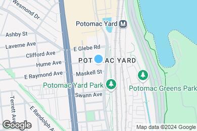 Map image of the property - Avalon Potomac Yard