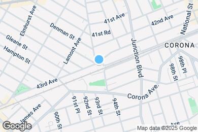 Map image of the property - 93-38 43rd Ave