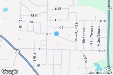 Map image of the property - 705 J St