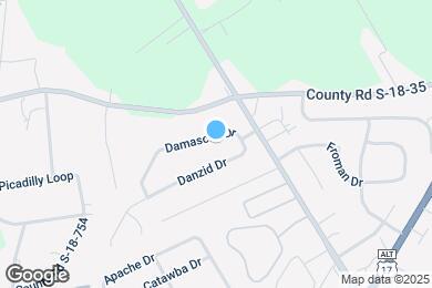 Map image of the property - 313 Damascus Dr