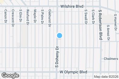 Map image of the property - 248 S Doheny Dr