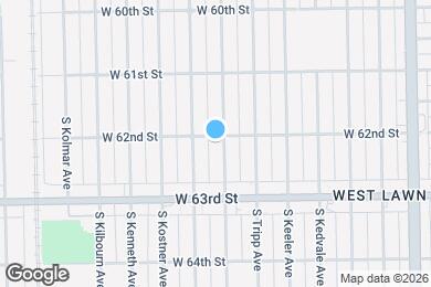 Map image of the property - 6204 S Kildare Ave