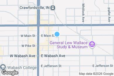 Map image of the property - Ben Hur Apartments