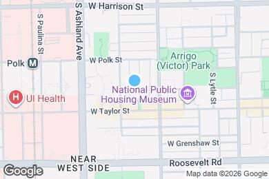 Map image of the property - 906 S Bishop St