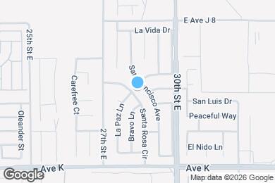 Map image of the property - 43770 Santa Rosa Cir