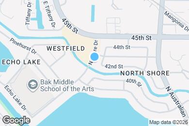 Map image of the property - 4304 N Shore Dr