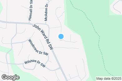Map image of the property - 1538 Fallen Leaf Dr SW