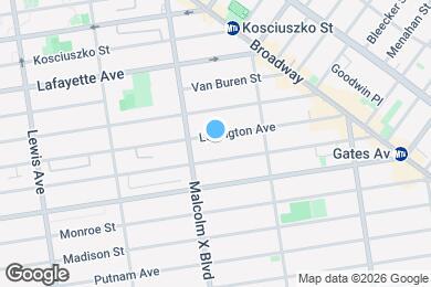 Map image of the property - 744 Lexington Ave