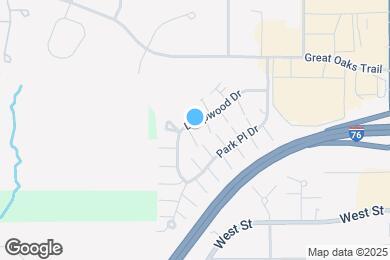 Map image of the property - 267 Deepwood Dr