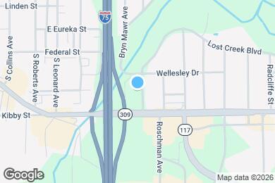 Map image of the property - 710 Saratoga Ave